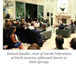 Richard Sandler addresses the group in Palm Springs